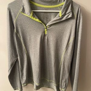 Danskin dri-fit half zip pull over
